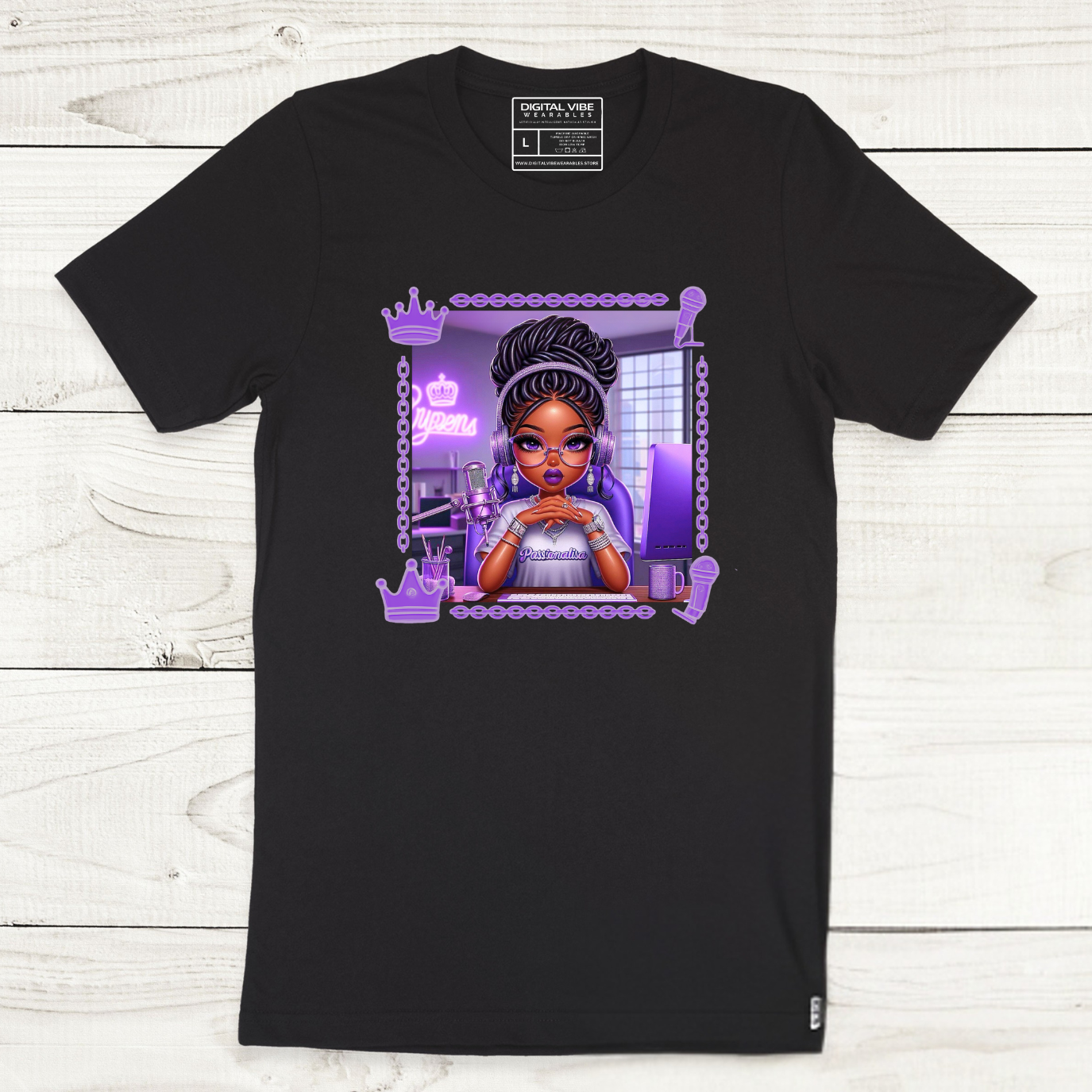 PassionAlisa Short Sleeve T-shirt Social Media Empire T-shirt
