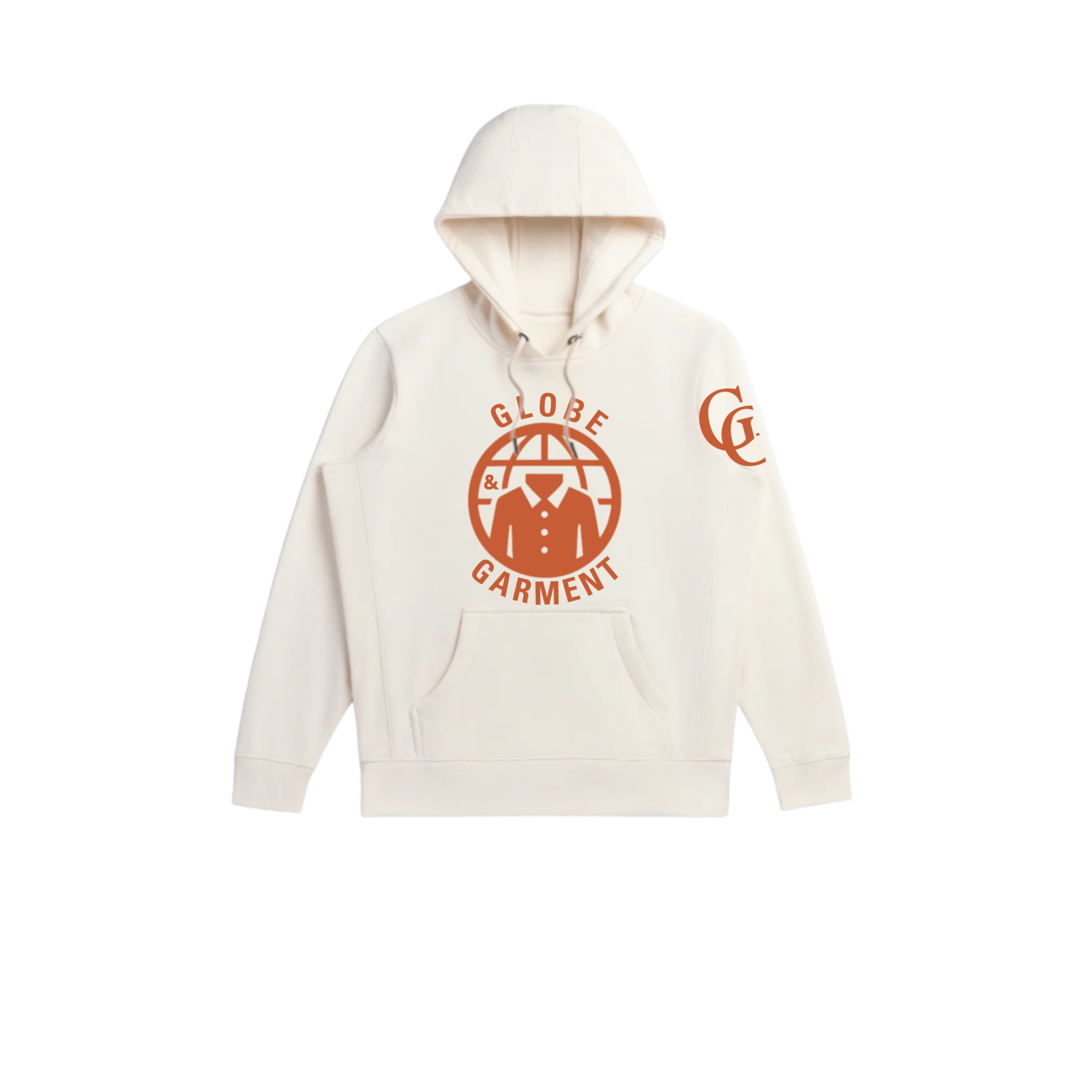 Globe & Garment Premium Hoodie- Natural